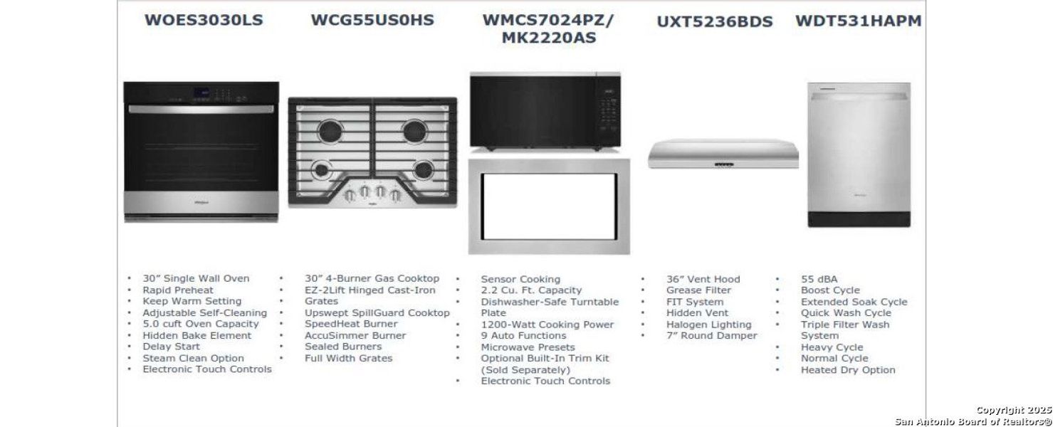 Sample of building materials used in homes in Homestead 65', Schertz (Image 33).