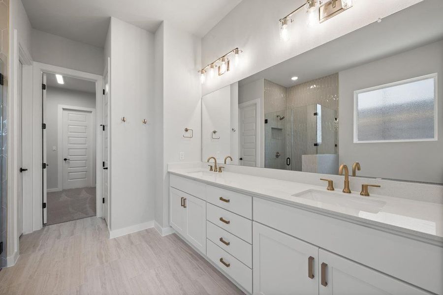 Furnished interior view inside a new home in Heritage, Dripping Springs (Image 10).