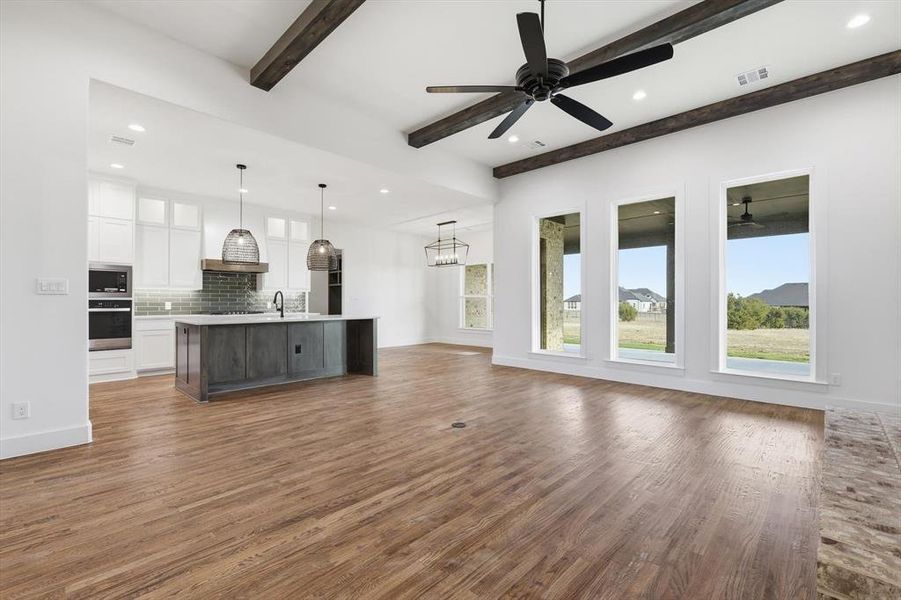 Spacious, unfurnished interior of a new home in , Godley (Image 32).