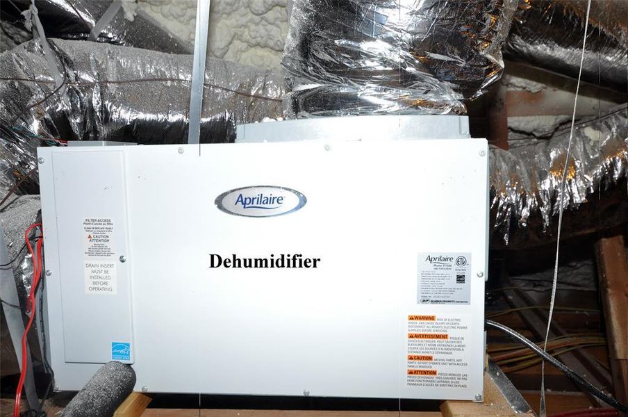 In system Dehumidifier.