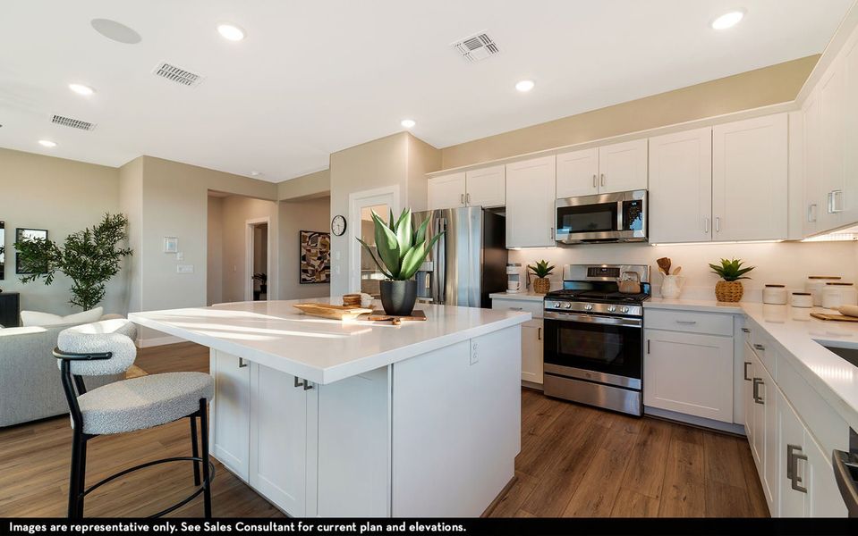 Representative furnished interior of a home built from the Tempe by CastleRock Communities in Rancho Mirage, Maricopa (Image 15).