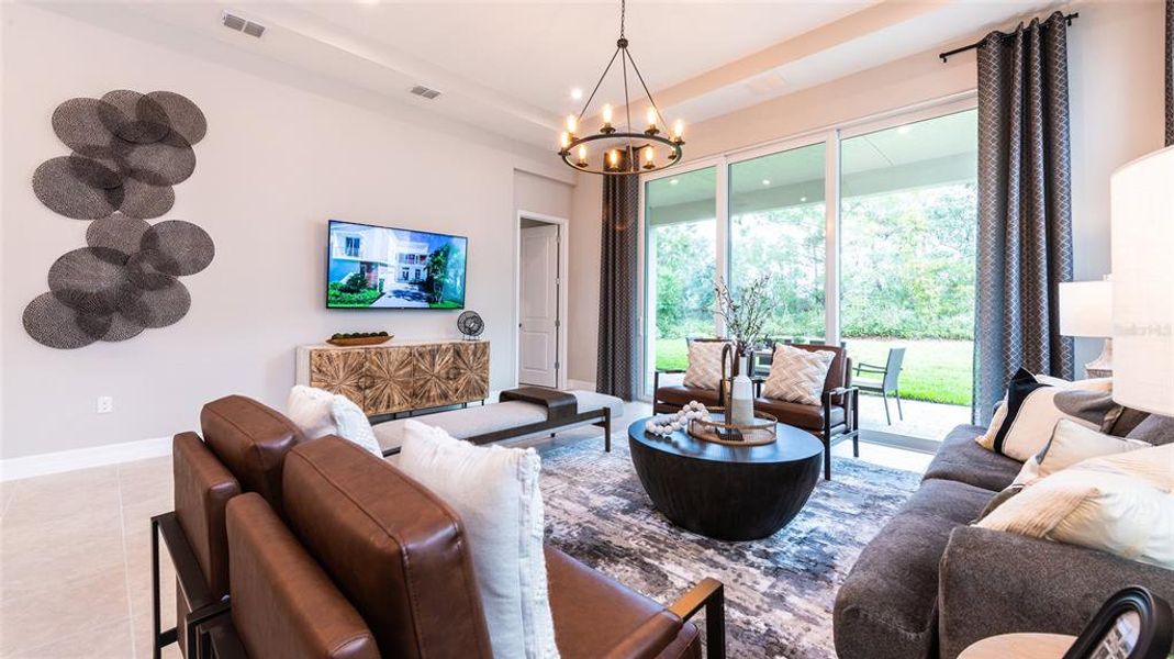 Furnished interior view inside a new home in , Deland (Image 9).