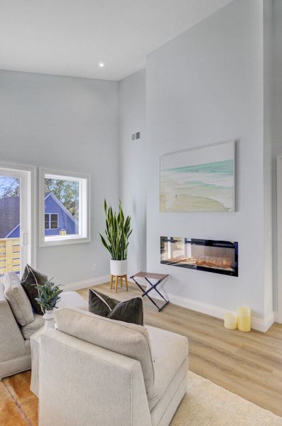 Furnished interior view inside a new home in , Charleston (Image 6).