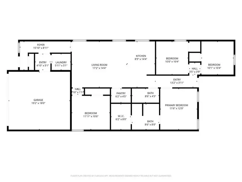 2D floor plan layout of this home in , Garrett, TX (Image 3). 2D floor plan layout of this home in , Garrett, TX (Image 3).