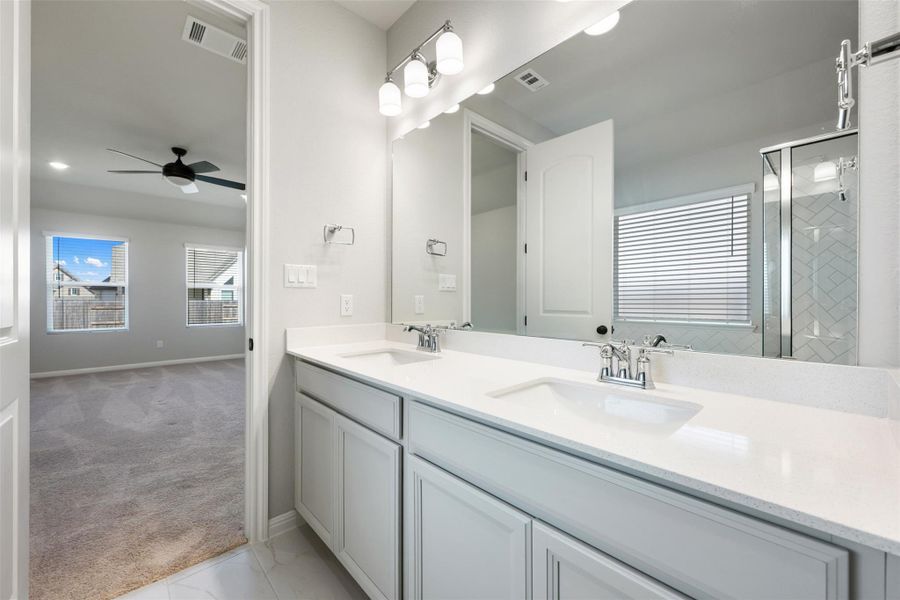 Furnished interior view inside a new home in Anthem, Kyle (Image 9). Furnished interior view inside a new home in Anthem, Kyle (Image 9).