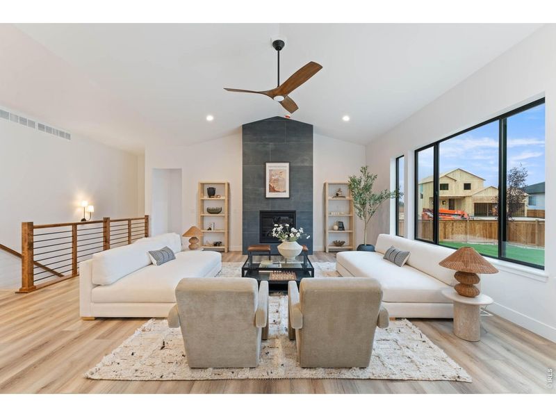 Furnished interior view inside a new home in , Windsor (Image 4). Furnished interior view inside a new home in , Windsor (Image 4).