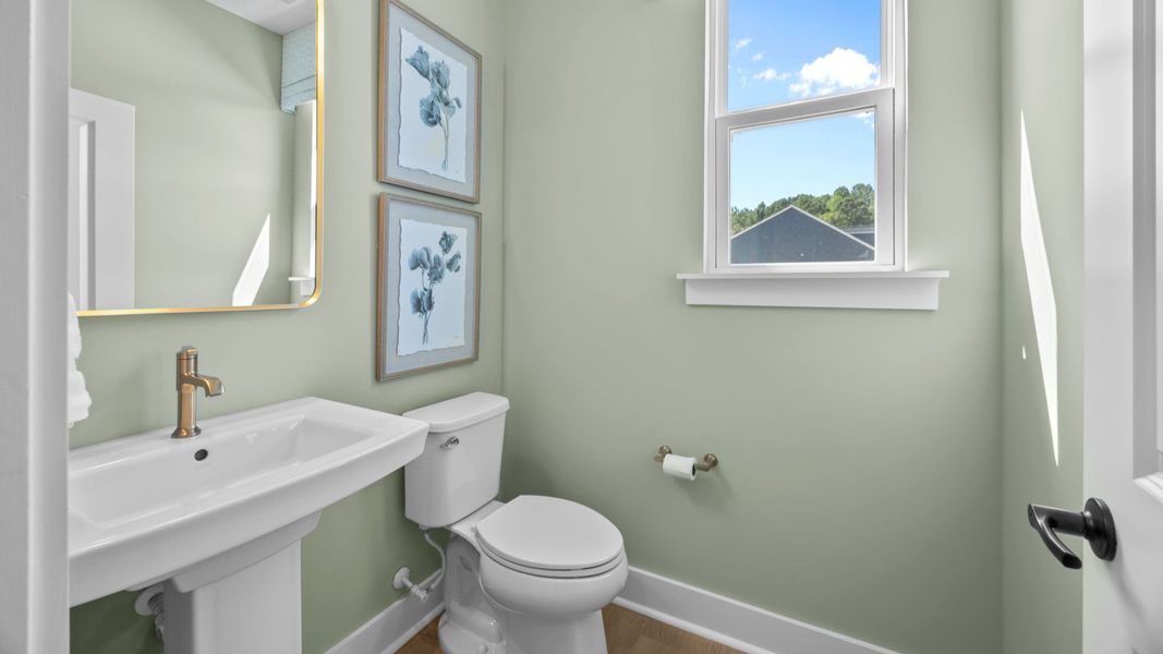 The Jordan Plan by DRB Homes in Farms at Bellingham, Mooresville, NC - Bathroom 1 The Jordan Plan by DRB Homes in Farms at Bellingham, Mooresville, NC - Bathroom 1