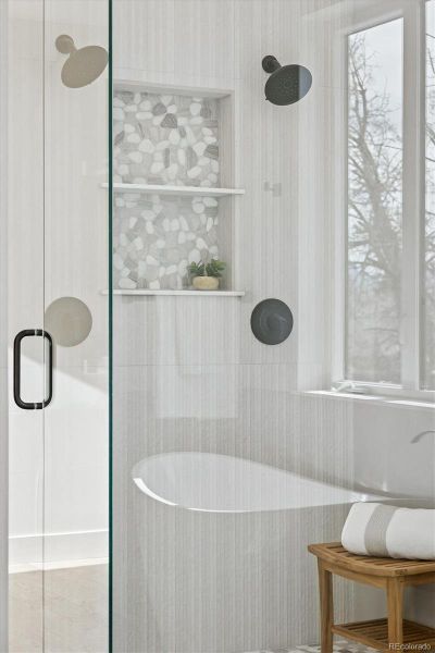 Furnished interior view inside a new home in , Denver (Image 5).