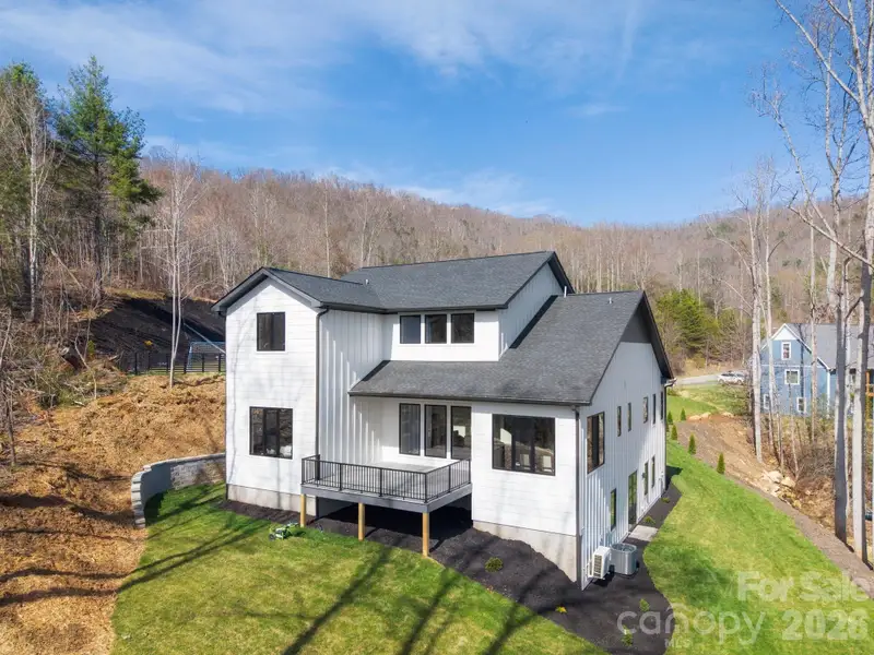 Exterior details and patio area of a home in , Weaverville (Image 4).