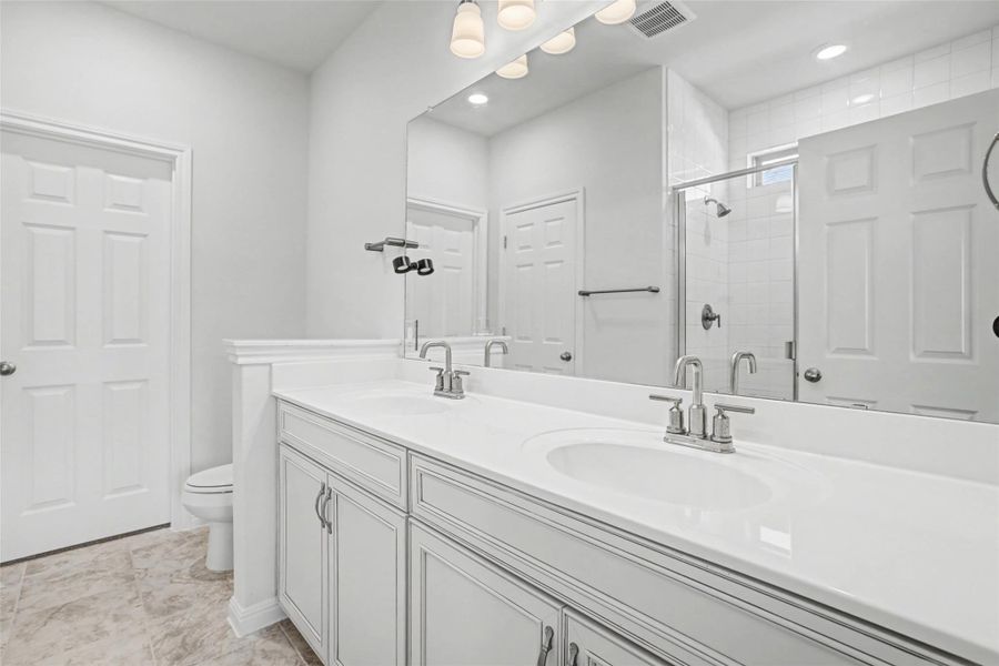 Furnished interior view inside a new home in , Kyle (Image 14).