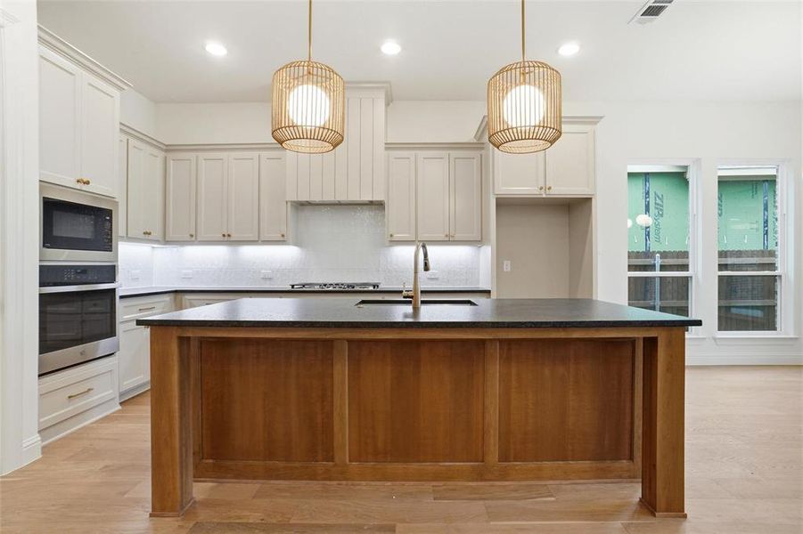 Furnished interior view inside a new home in , Aledo (Image 6).
