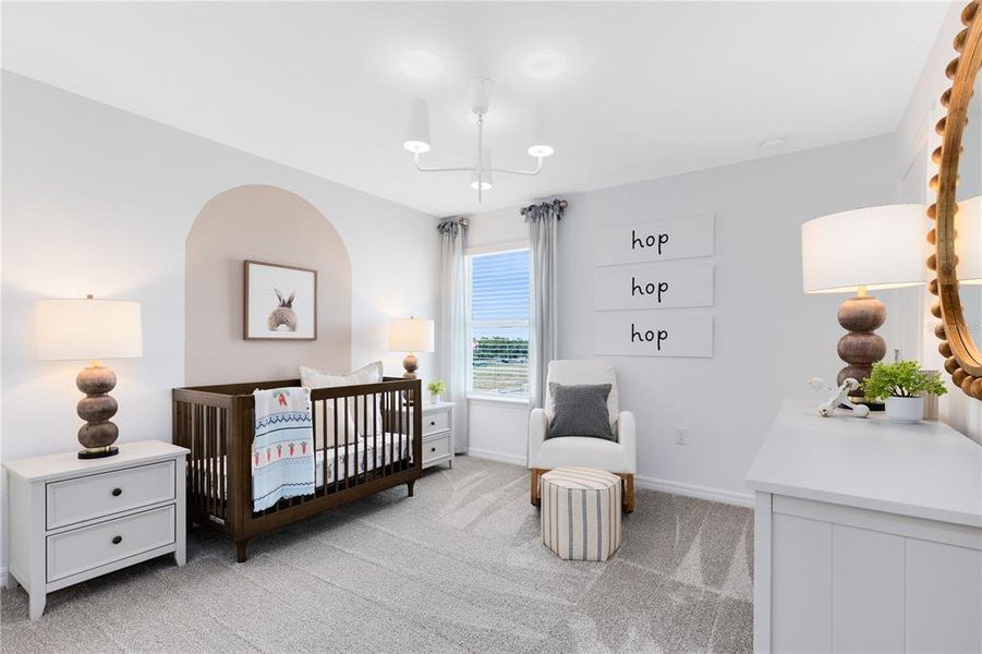 Furnished interior view inside a new home in , Davenport (Image 24).