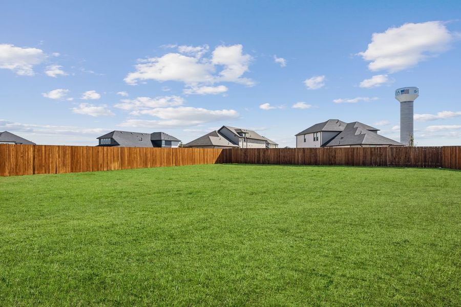 Flatwork in the Sabrina home plan by Trophy Signature Homes – REPRESENTATIVE PHOTO