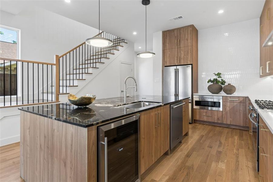 Furnished interior view inside a new home in , Dallas (Image 6).