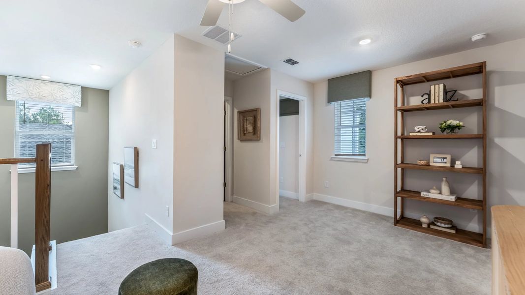 Open loft area