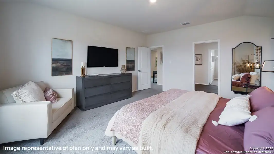 Furnished interior view inside a new home in , San Antonio (Image 6).