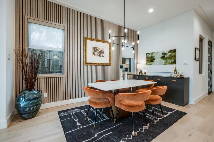 Furnished interior view inside a new home in , Houston (Image 10).