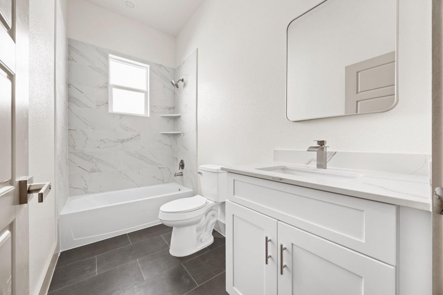 Furnished interior view inside a new home in , Cleveland (Image 8).