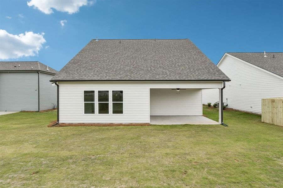 Exterior details and patio area of a home in Sutton’s Landing, Statham (Image 22).