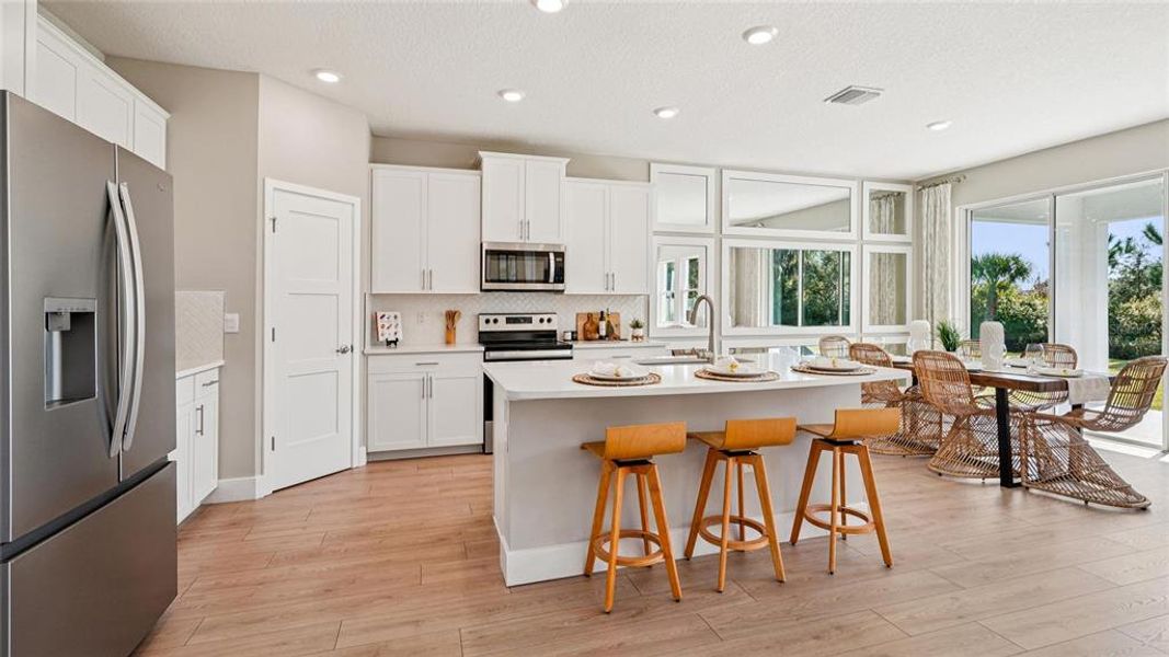 Furnished interior view inside a new home in Buchanan Trails, Newberry (Image 6).