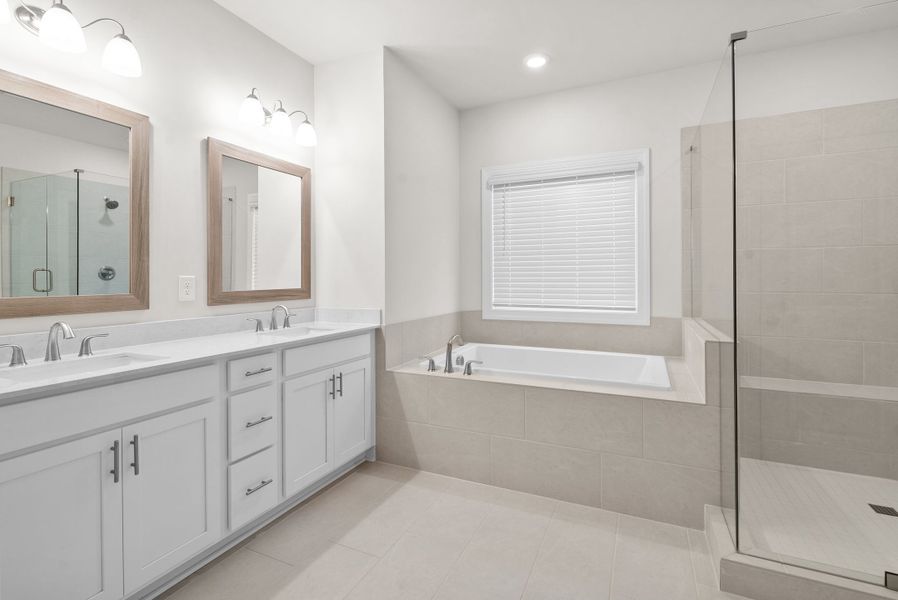 Representative furnished interior of a home built from the The Cantrell by The Providence Group in Aberdeen, Hoschton (Image 11).