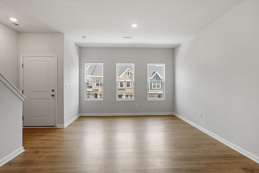 Spacious, unfurnished interior of a new home in Renaissance at White Oak, Garner (Image 14).