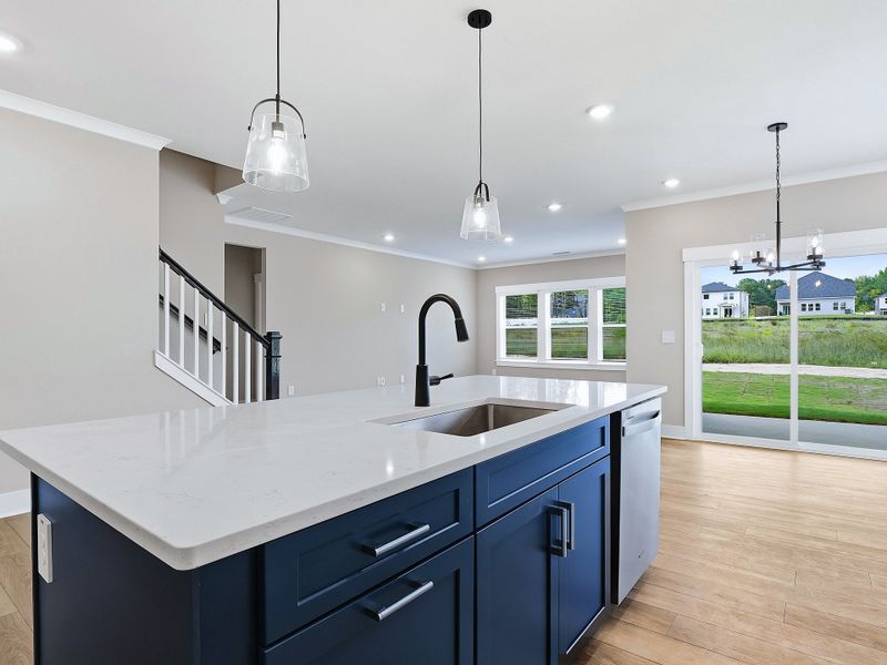 Furnished interior view inside a new home in Watkins Glen, Raleigh (Image 6).