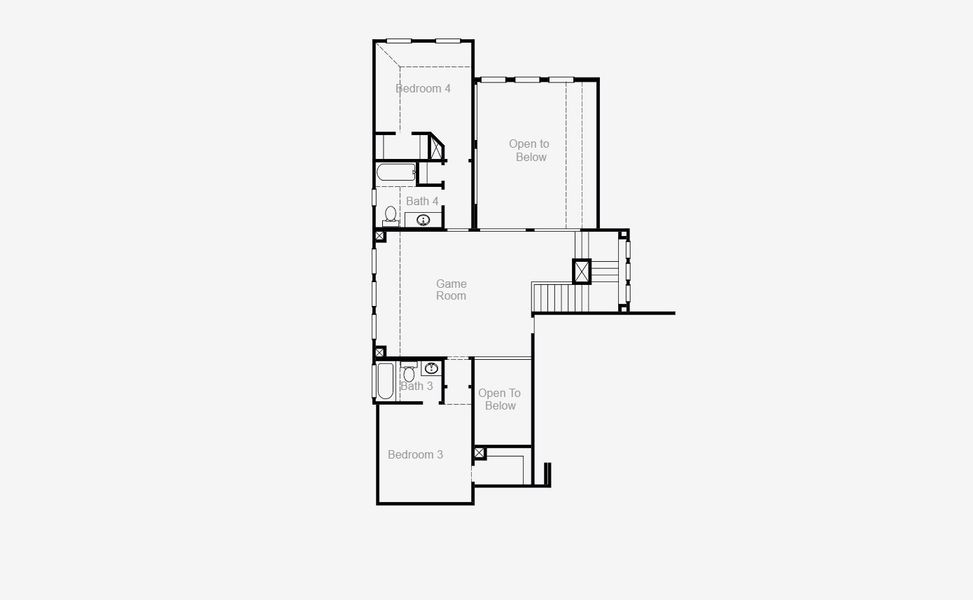 2D floor plan layout for the Chappel Hill by Coventry Homes in Escondido 50', Magnolia, TX (Image 24). 2D floor plan layout for the Chappel Hill by Coventry Homes in Escondido 50', Magnolia, TX (Image 24).
