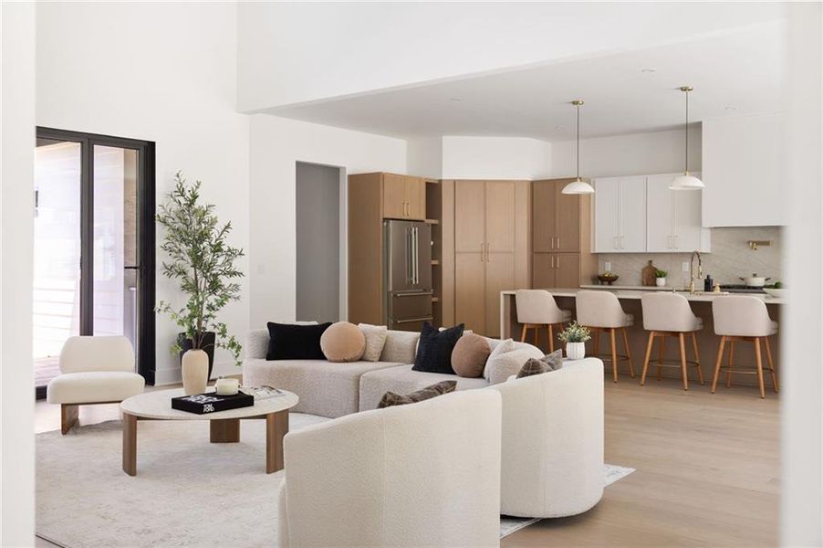 Furnished interior view inside a new home in , Powder Springs (Image 12).