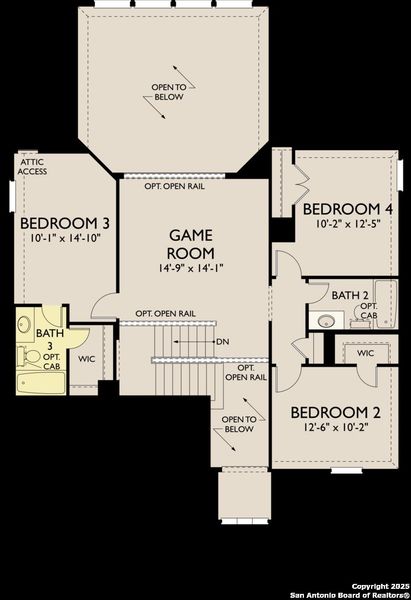 2D floor plan layout of this home in , Castroville, TX (Image 4).