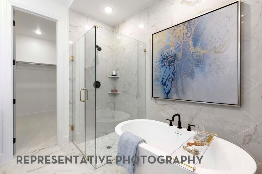 Furnished interior view inside a new home in Elyson, Katy (Image 3).