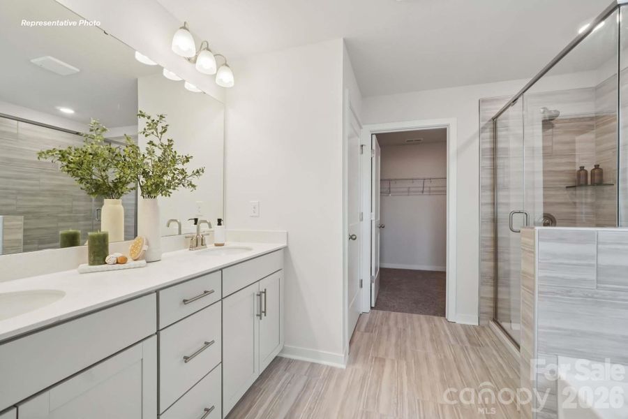 Furnished interior view inside a new home in Sanctuary at Southgate, Indian Trail (Image 25).