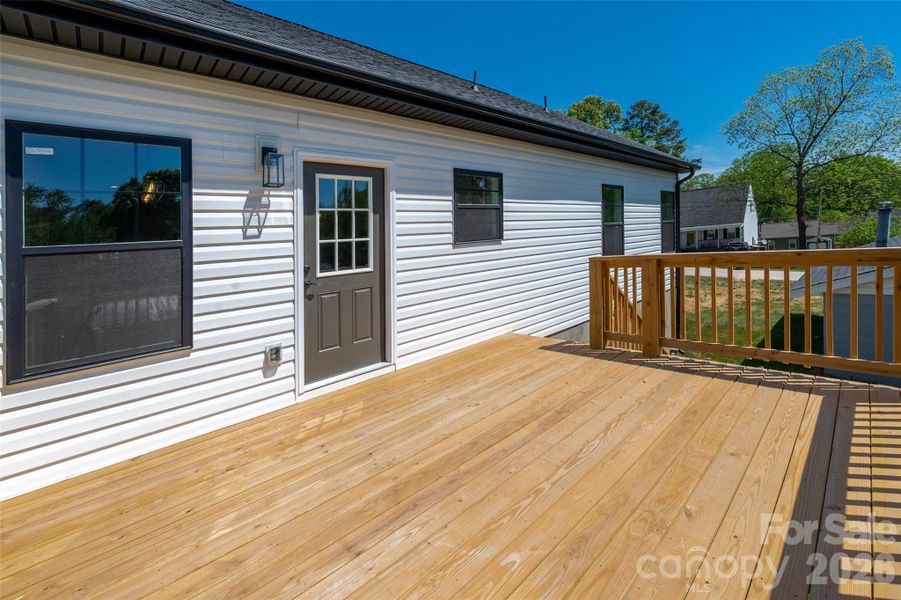 Exterior details and patio area of a home in , Kannapolis (Image 24).