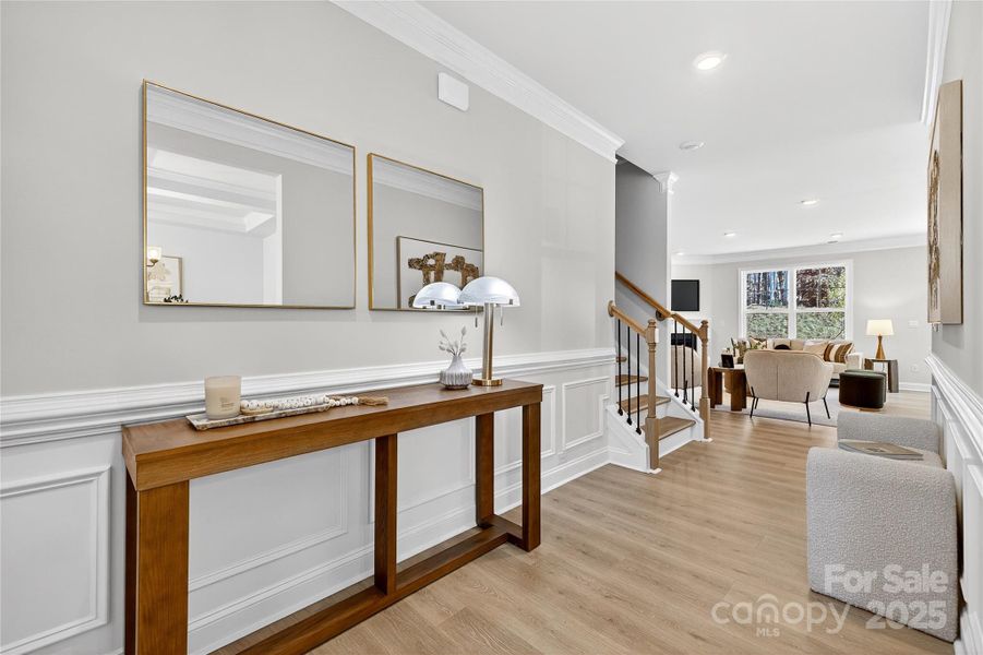 Furnished interior view inside a new home in Falls Cove, Troutman (Image 3).