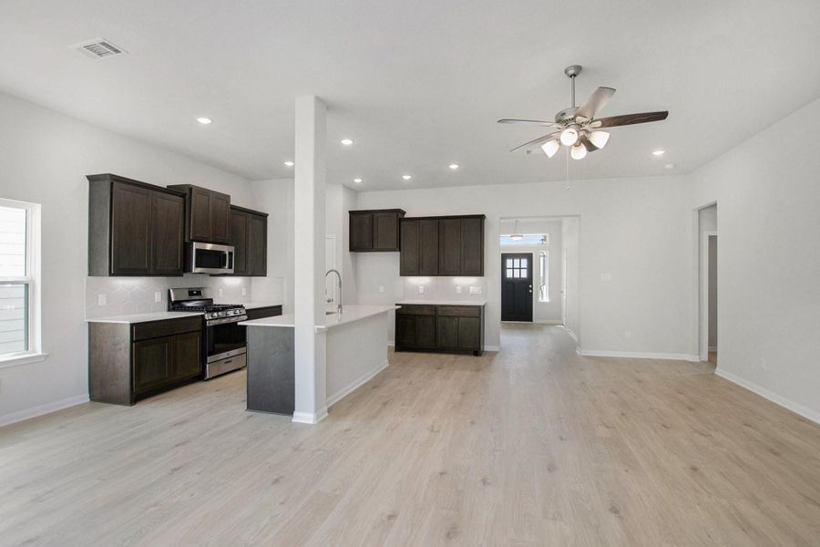 Furnished interior view inside a new home in , Bay City (Image 16).