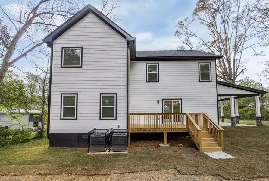 Exterior details and patio area of a home in , Atlanta (Image 20). Exterior details and patio area of a home in , Atlanta (Image 20).