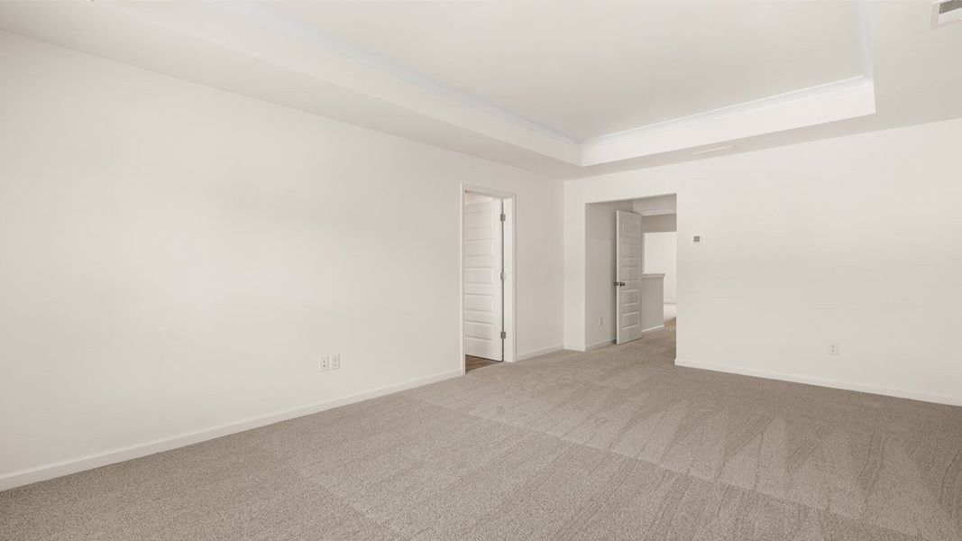 Spacious, unfurnished interior of a new home in Echo Glen, Stockbridge (Image 39). Spacious, unfurnished interior of a new home in Echo Glen, Stockbridge (Image 39).