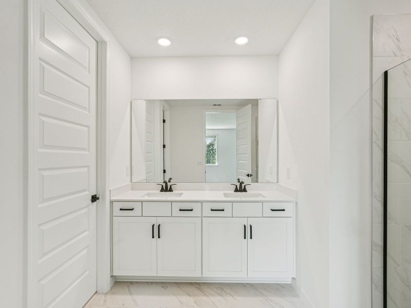 Furnished interior view inside a new home in Oakfield Trails - Signature Series, Parrish (Image 5).