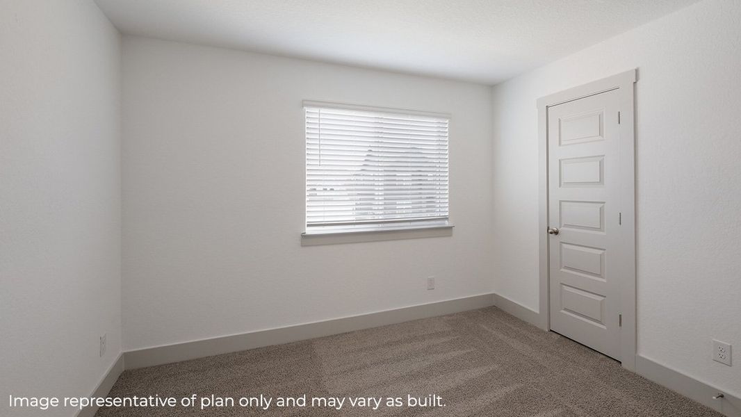 Representative unfurnished interior of a home built from the The Quincy by D.R. Horton in Steele Creek, Cibolo (Image 22).