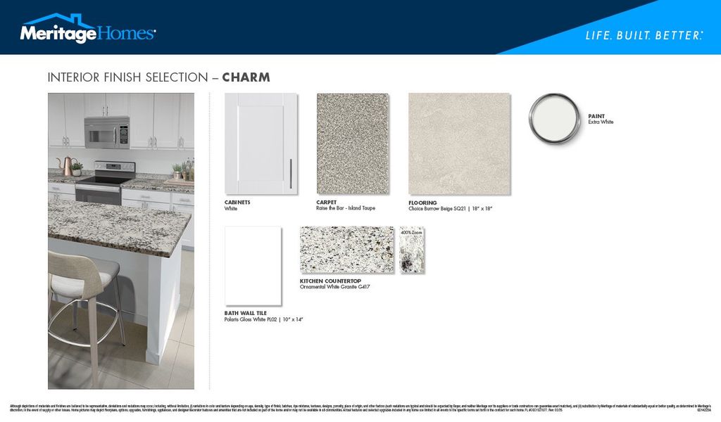 Sample of building materials used in homes in Flagler Village - Signature Series, Palm Coast (Image 14).