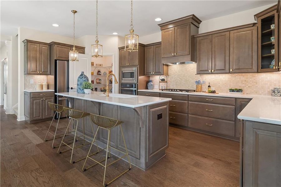 Furnished interior view inside a new home in , Hiram (Image 19).