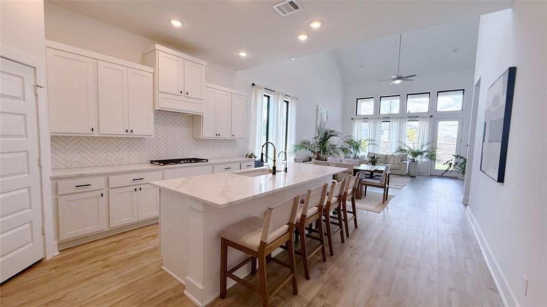 Furnished interior view inside a new home in , Fulshear (Image 10).