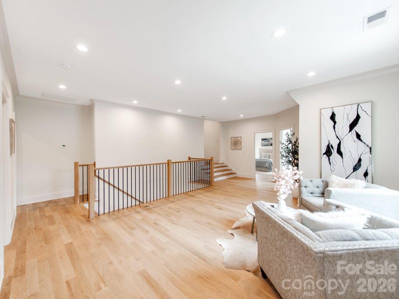 Furnished interior view inside a new home in , Charlotte (Image 27).