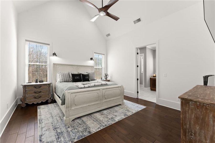 Furnished interior view inside a new home in , Cleveland (Image 57).