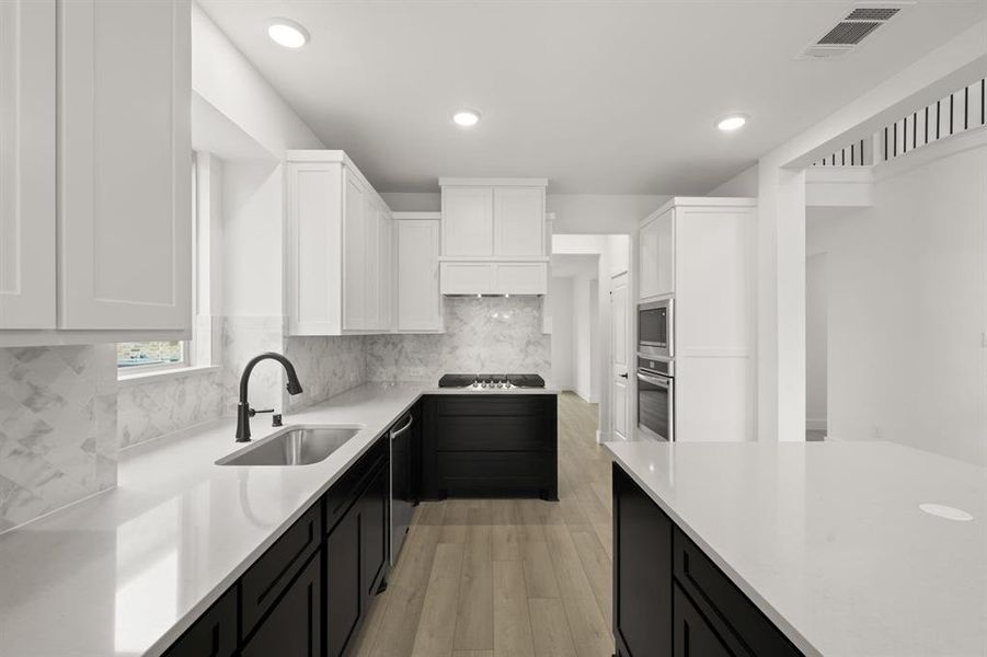 Furnished interior view inside a new home in Hawkins Meadows, Midlothian (Image 9).