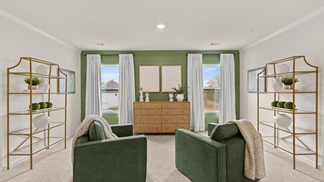 Furnished interior view inside a new home in Thalley Creek Estates, Cumming (Image 49).