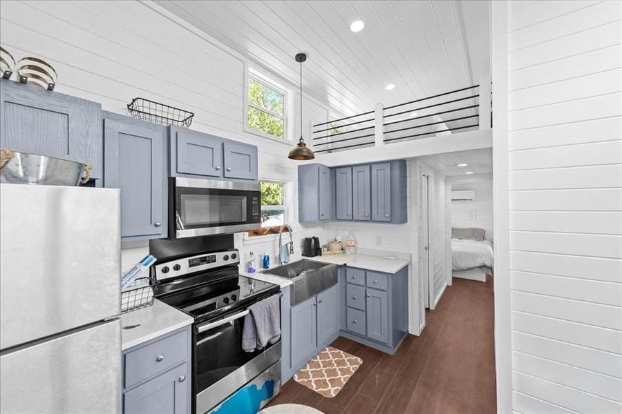 Furnished interior view inside a new home in , Whitney (Image 9).