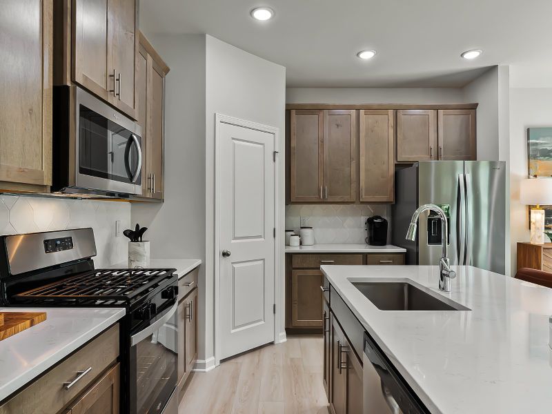 Furnished interior view inside a new home in Cadence Meadows, Zebulon (Image 7).
