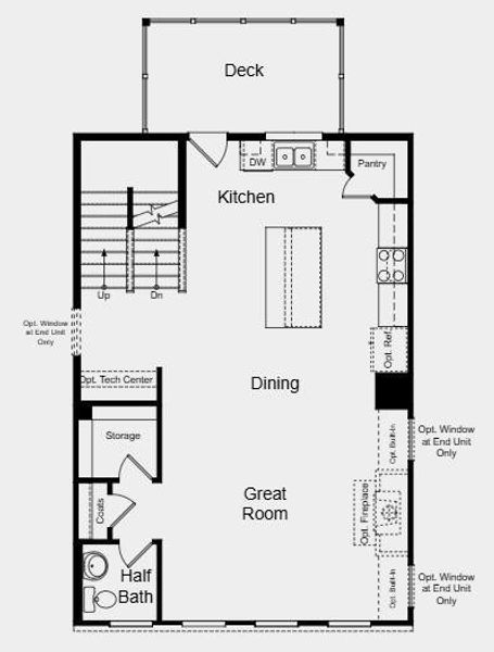 2D floor plan layout of this home in Somerset at Veterans Memorial, Mableton, GA (Image 5).