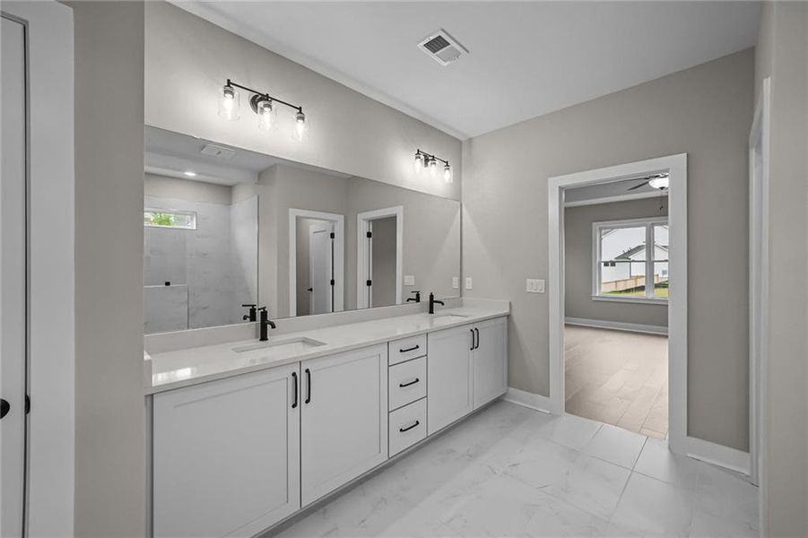 Furnished interior view inside a new home in Ellis, Marietta (Image 11).